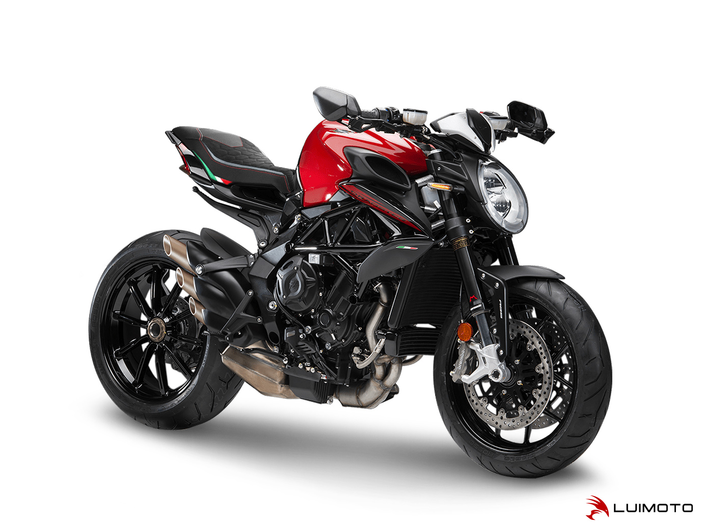 LUIMOTO (HEX-R) Rider Seat Cover for the MV AGUSTA Dragster 800